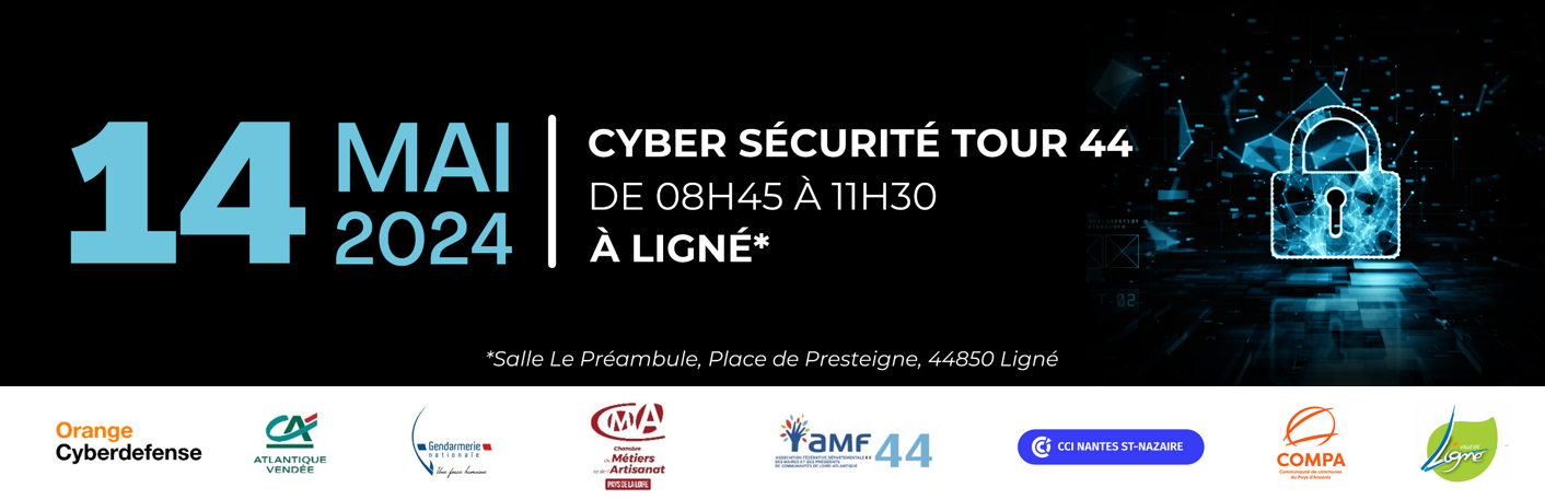 Cyber Sécurité Tour - Bannière avec logo (V3)